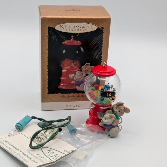 Hallmark Keepsake Goody Gumballs! Light Magic 1995, Vintage Christmas Ornament - Picture 2 of 12